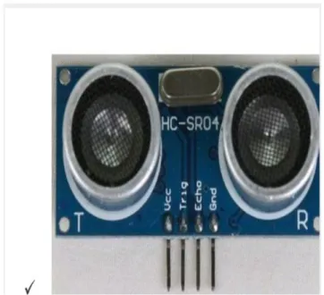 Gambar 2.4.1 sensor ultrasonik 