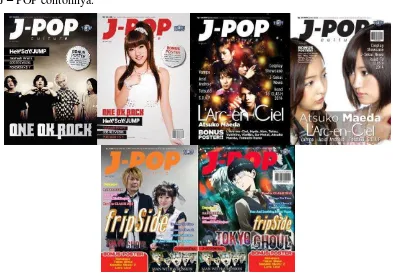 Gambar III.1 Majalah J - POP tahun 2013, 2014 dan 2015 