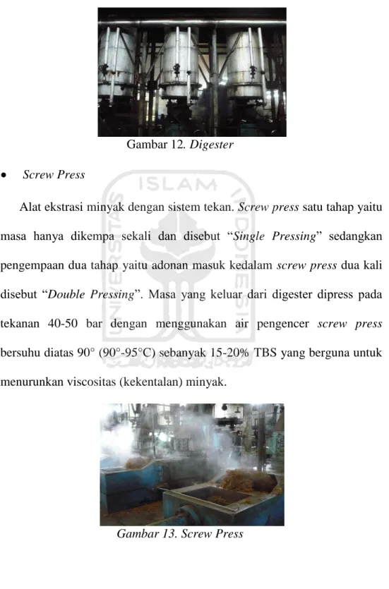 Gambar 12. Digester  Screw Press 