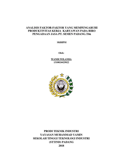 Top PDF Faktor-faktor Yang Mempengaruhi Produktivitas Kerja Karyawan ...