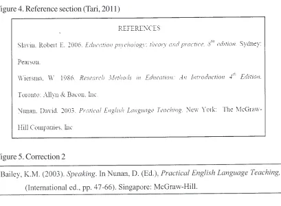 Figure 4. Reference section (Tari, 2011)