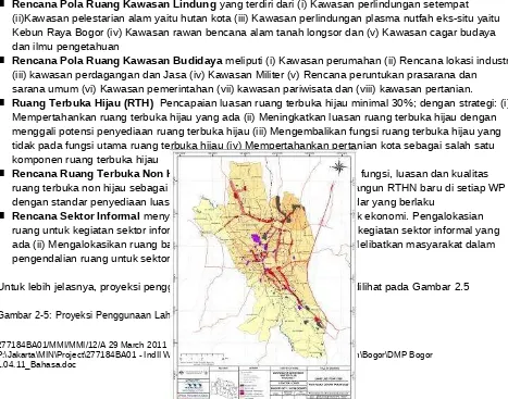 Tabel 2.5:Laju Pertumbuhan Kota Bogor City pada tahun 1995 sampai 2007