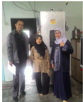 Gambar 4. Alat Pengembang Adonan (proofer) yang telah dimanfaatkan oleh Mitra 