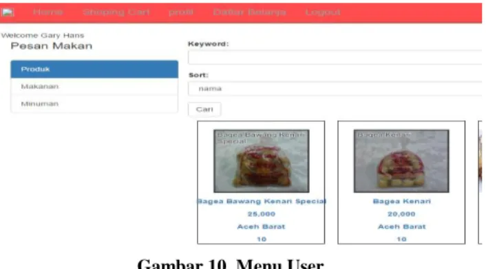 Gambar 11. Menu Check Out 