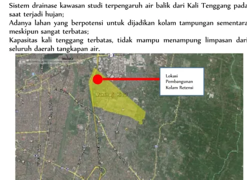 Gambar 1. Lokasi Pembangunan Kolam RetensiLokasiPembangunanKolam Retensi