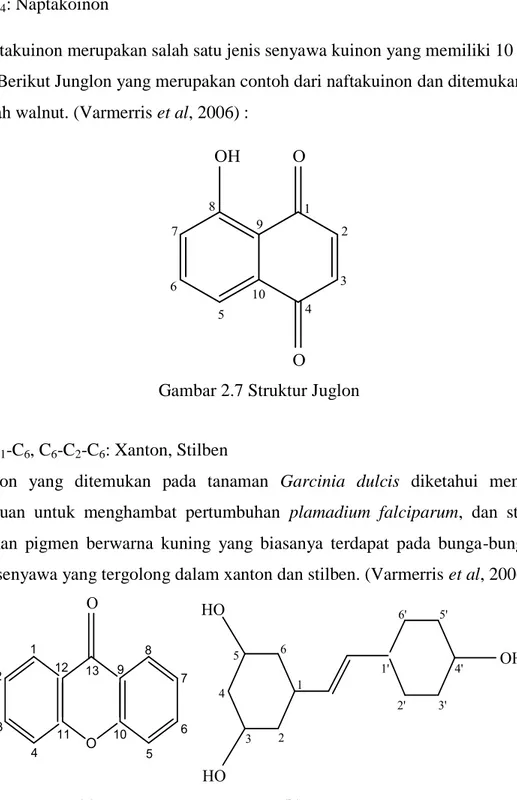 Gambar 2.7 Struktur Juglon 