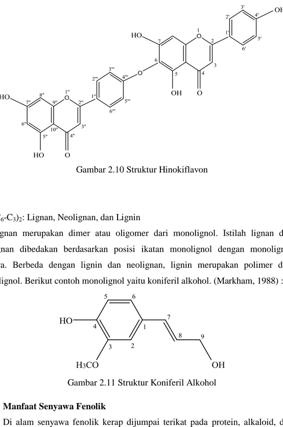 Gambar 2.10 Struktur Hinokiflavon 