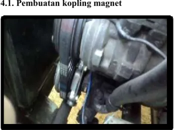 Gambar 6. Pompa power steering yang sudah dipasang 
