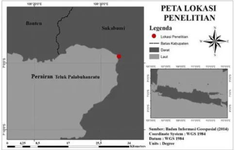 Gambar 1 Lokasi penelitian PPN Palabuhanratu 
