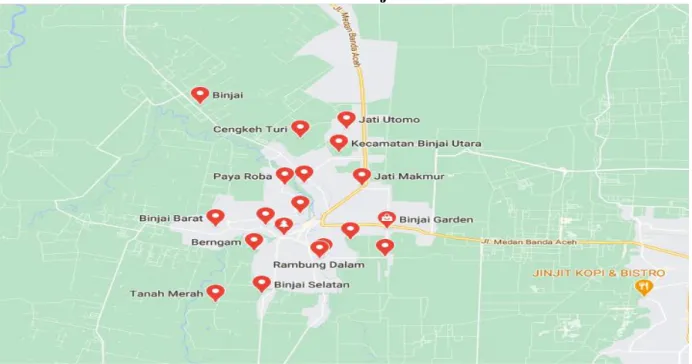 Gambar 4.1  Peta Kota Binjai 