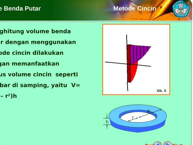 gambar di samping, yaitu  V= 