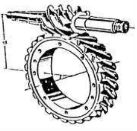 Gambar 2.8. Worm Gear 