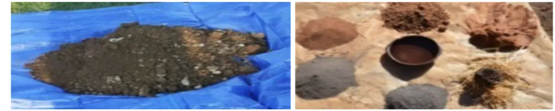 Gambar 1.  Material  Earthbag, yang terdiri dari pasir 