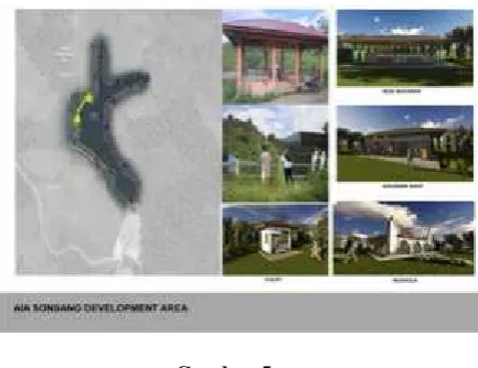 Gambar 5Existing site dan rencana Aia Sonsang