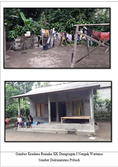 Gambar Keadaan Rumaha KK Dampingan I Nengah Wartama 