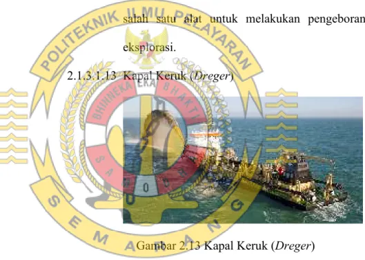 Gambar 2.13 Kapal Keruk (Dreger) 