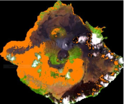 Gambar 5. Model μ - 1σ = 0.203501 dari citra Landsat-8 