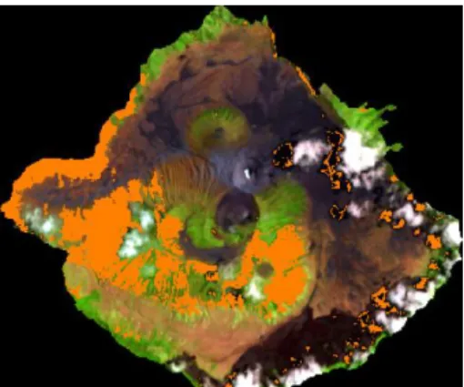 Gambar 7. Model μ + 1σ = 0.43655 dari citra Landsat-8