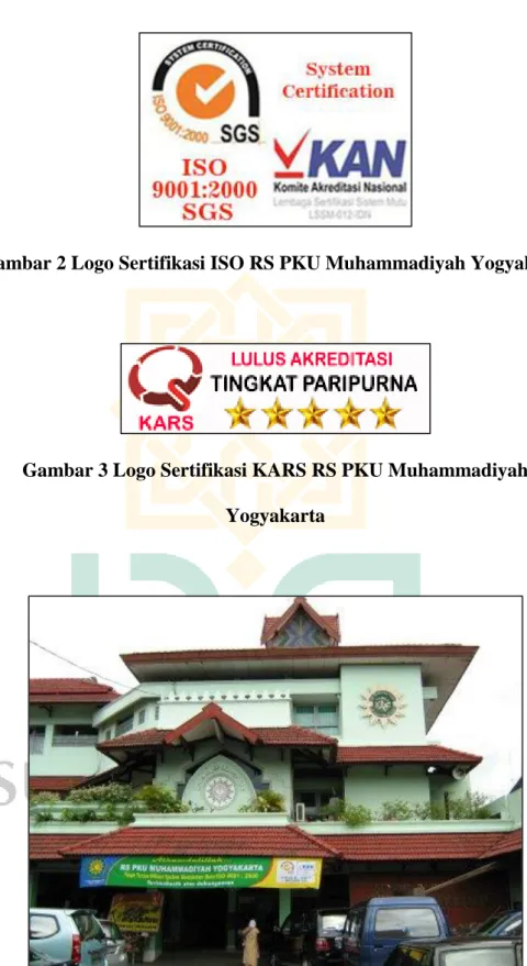 Gambar 3 Logo Sertifikasi KARS RS PKU Muhammadiyah  Yogyakarta 