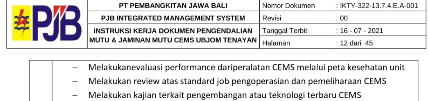 Tabel 2. Data Cerobong PLTU Tenaya Unit 1 &amp; 2 