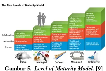 Gambar 5.  Level of Maturity Model. [9] 