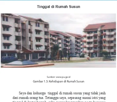 Gambar 1.5: Kehidupan di Rumah Susun