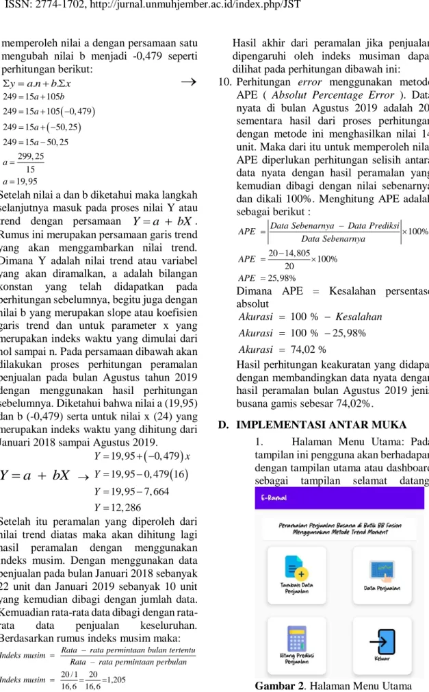 Gambar 2. Halaman Menu Utama 