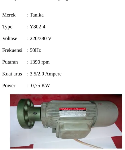 Gambar 3.2 Motor ( penggerak)