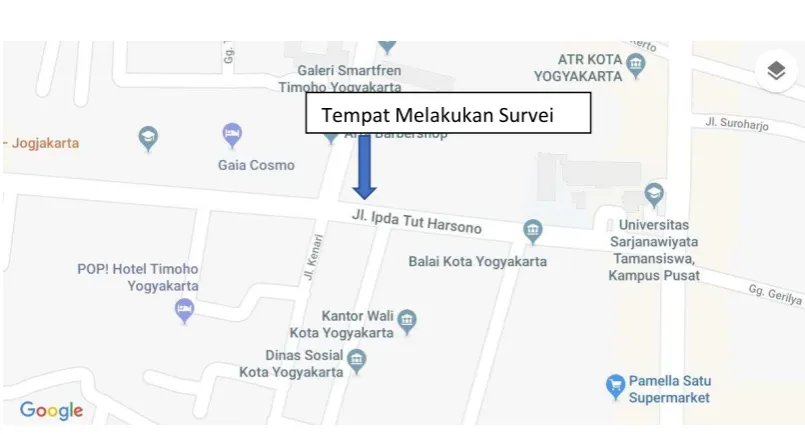 Gambar 1. Ruas Jalan Tut Harsono 