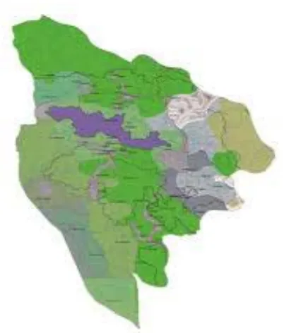 Gambar 2.2. Peta Kabupaten Pakpak Bharat 
