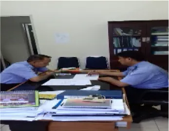 Gambar 4. Diskusi dengan Co Project Leader      