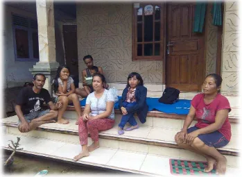 Gambar 1. Rumah tinggal Keluarga Bapak I Nyoman Perten yang 