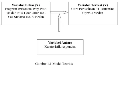 Gambar 1.1 Model Teoritis 