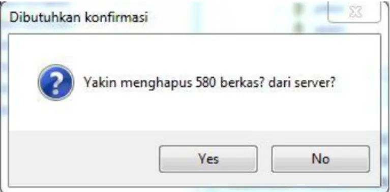Gambar 4.5. Penghapusan E-mail Setelah Pengujian. 
