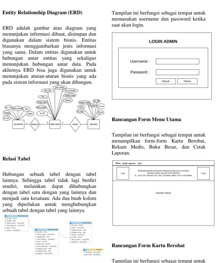 Gambar IstansiMenu Cetak LaporanExit