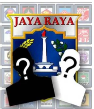 Gambar 1 Poster Pilkada Jakarta 