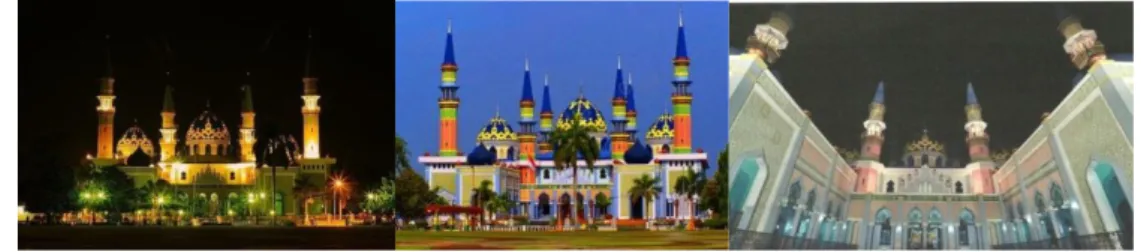 Gambar 2.19 Desain Masjid Raya Tuban yang Memancarkan Pesona 1001 dengan  Permainan Warna (iputranews.com) 