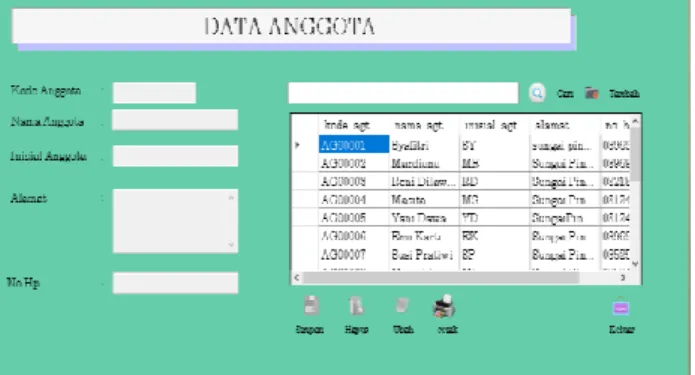 Gambar 16 Form Data User 
