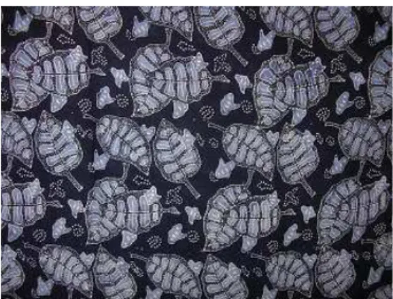 Gambar 1. Gambar motif jati 