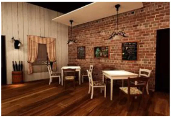 Gambar 9. Area duduk kafe 