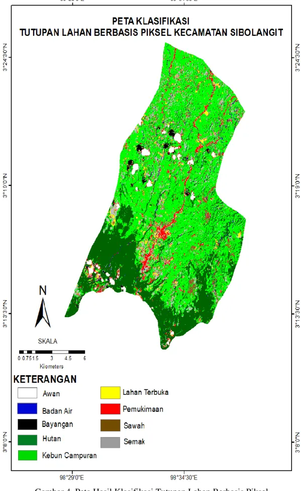 PERBANDINGAN KLASIFIKASI TUTUPAN LAHAN BERBASIS PIKSEL DAN BERBASIS ...