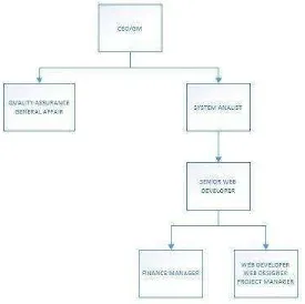 Gambar 2.1   Struktur  Organisasi PT. LJ System Indonesia