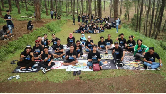 Gambar : Anniversary ke 2 Oplovers Semarang, kamping di Mawar, Bandungan 