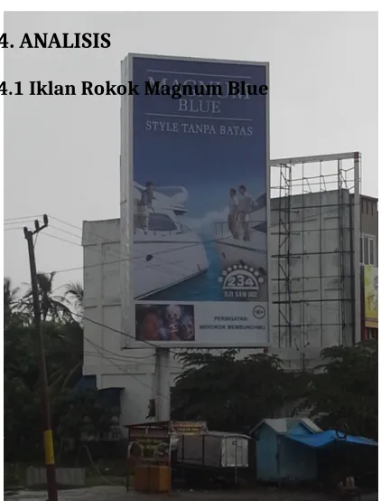 Gambar 2. Baliho Iklan Rokok PT HM