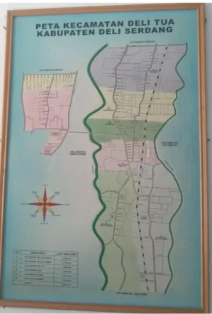 Gambar 4.1 Peta Wilayah Kecamatan Deli Tua 