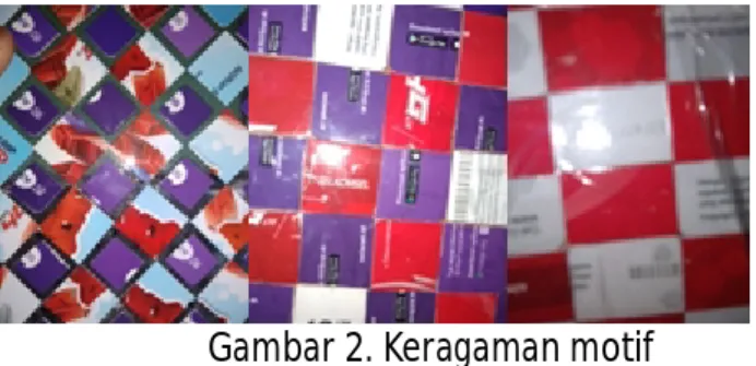 Gambar 2. Keragaman motif 