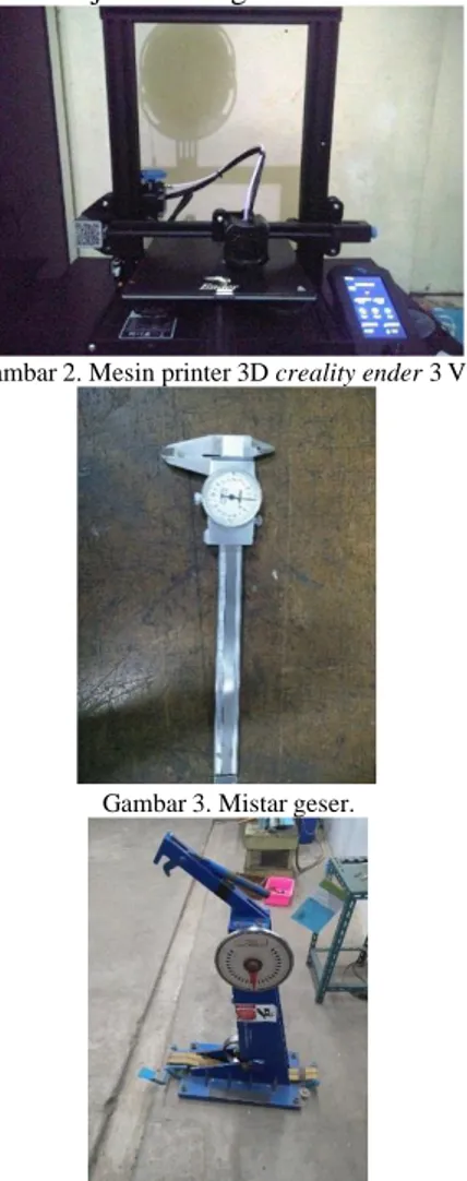 Gambar 2. Mesin printer 3D creality ender 3 V2. 