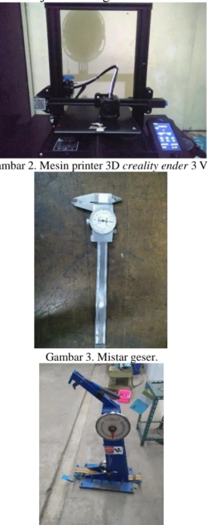 Gambar 2. Mesin printer 3D creality ender 3 V2. 