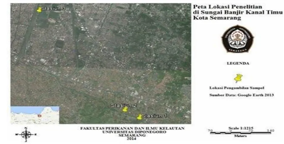 Tabel 1. Hasil Pengukuran Konsentrasi Deterjen di Sungai Banjir Kanal Timur Semarang  