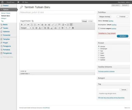 Gambar II.3 Wordpress 